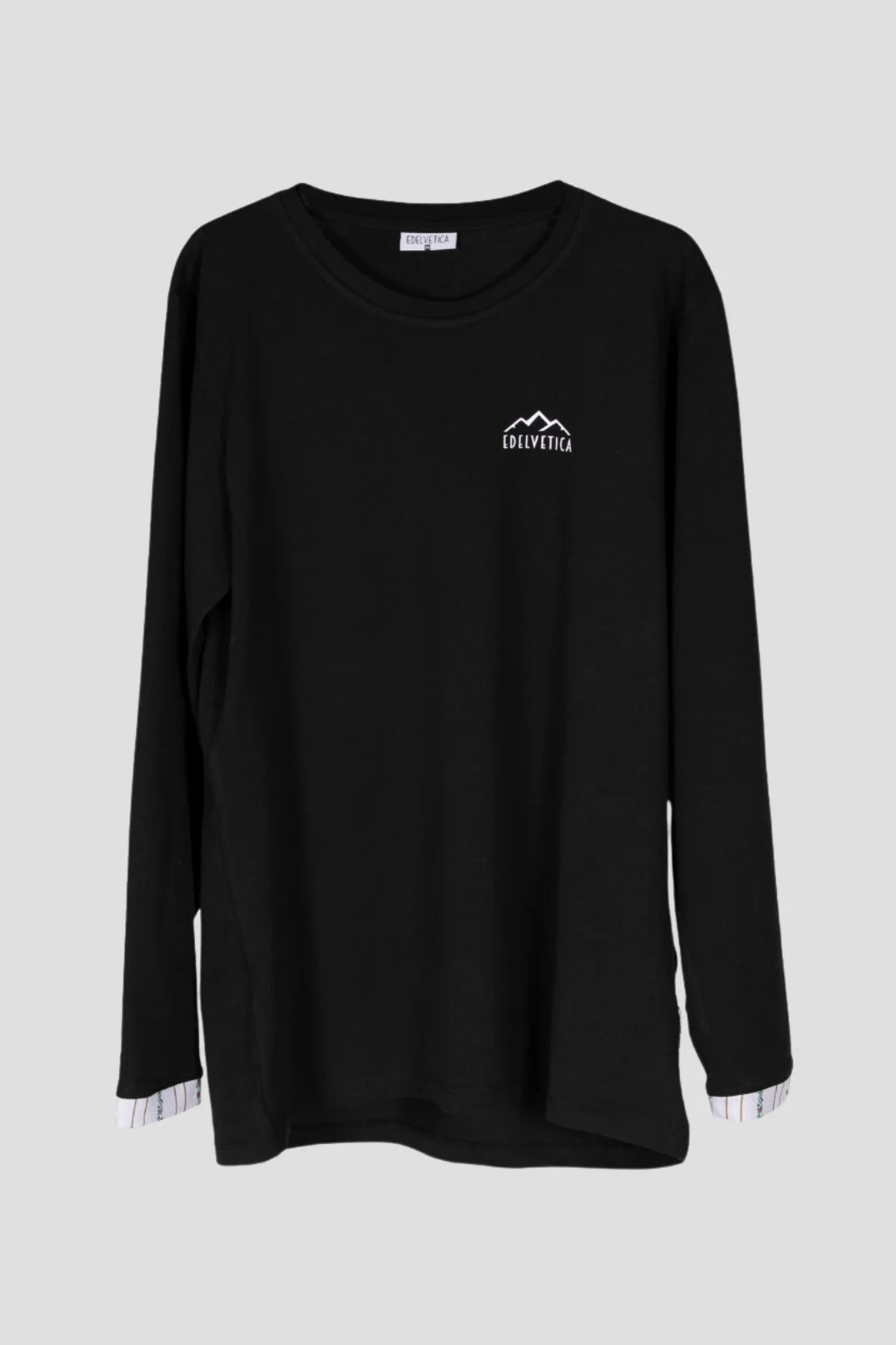 Herren Edelweiss Langarmshirt Original mit Logo
