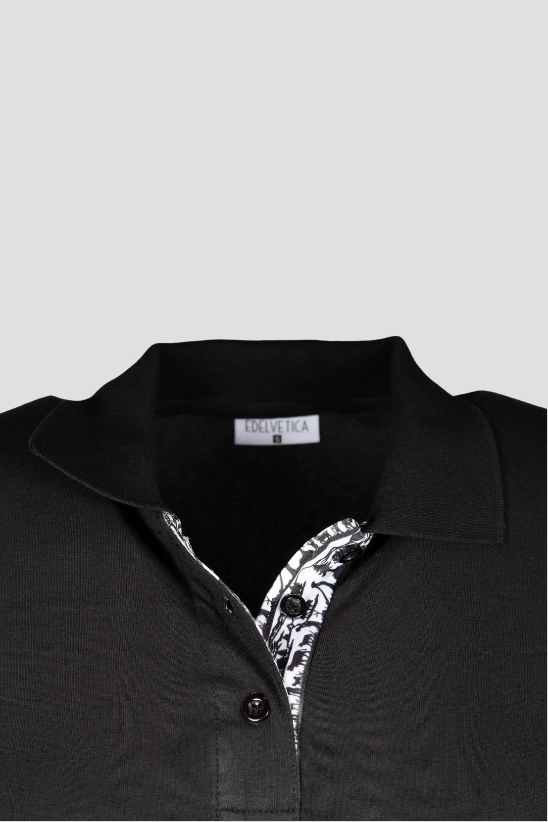 Damen Scherenschnitt Polo Shirt Krageninnenseite & Armabschluss