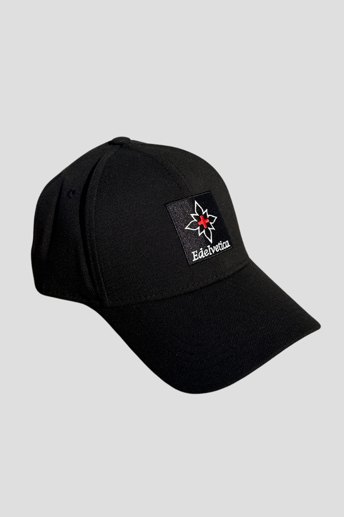 Cap Edelweiss Edelvetica - Hochwertige Stretch Polyester Cap mit einzigartigem Edelweiss Design, erhältlich in verschiedenen Farbkombinationen
