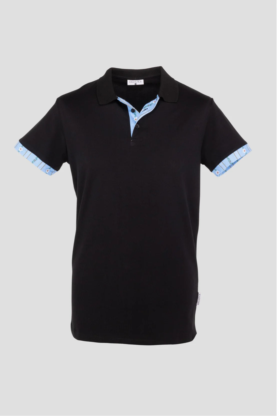 Herren Edelweiss Polo Shirt mit einzigartigem Krageninnenseite- und Armabschluss Design in verschiedenen Farben